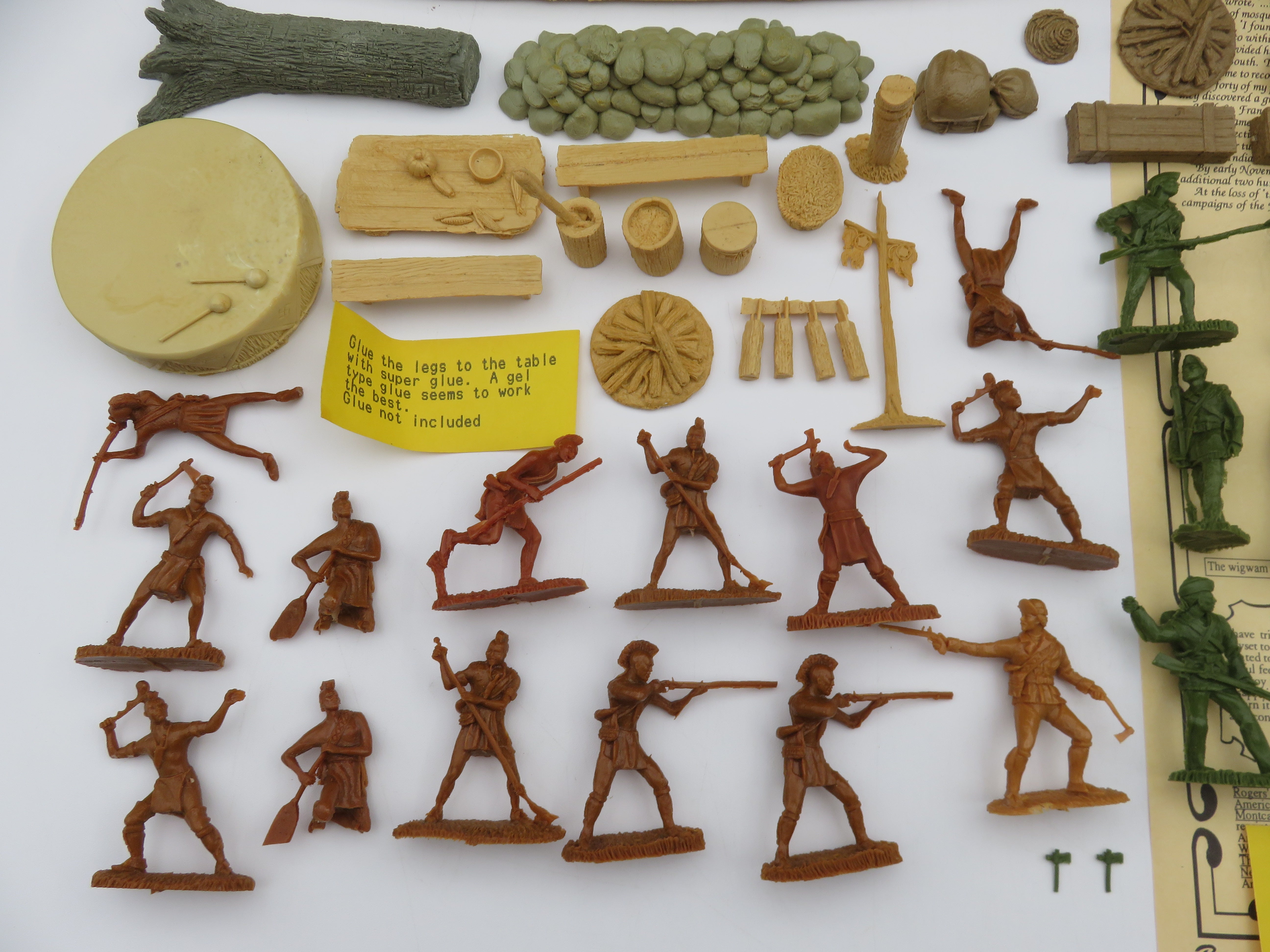 VINTAGE Rogers' Rangers Attack on St. Francis Playset - Barzso Playsets (1993) Collectible